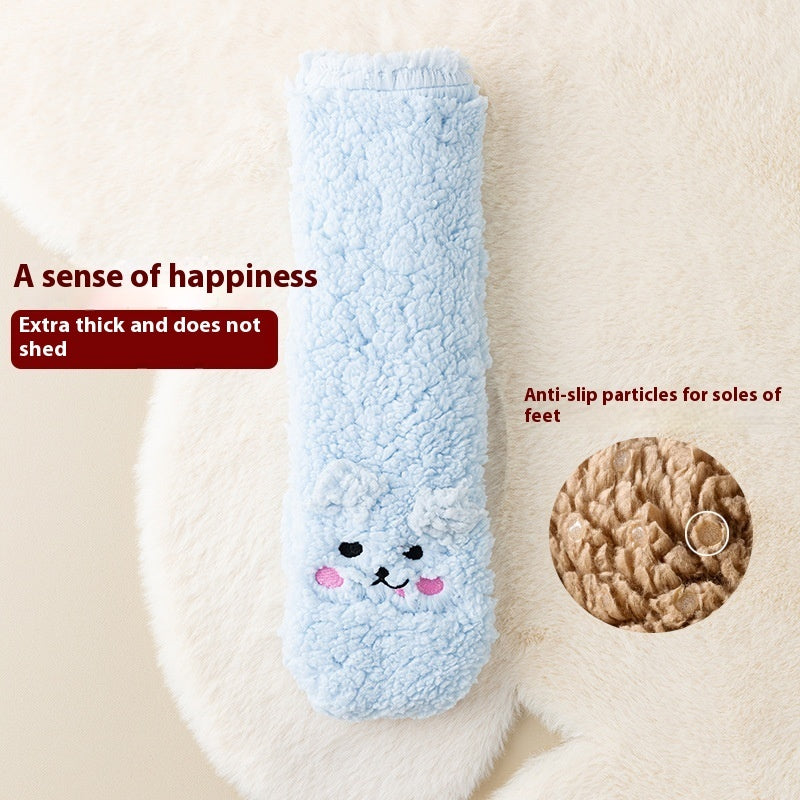 Chaussettes Niuky en velours épais