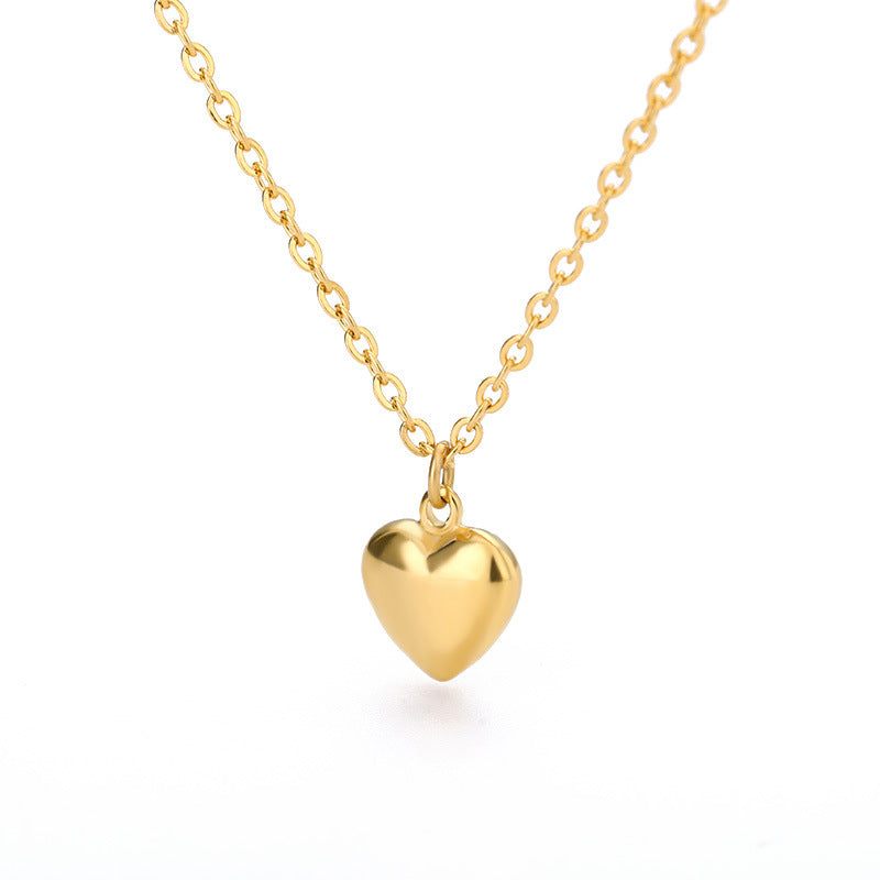 Collier simple en acier inoxydable, tendance japonaise et coréenne, assorti à tout, chaîne de clavicule