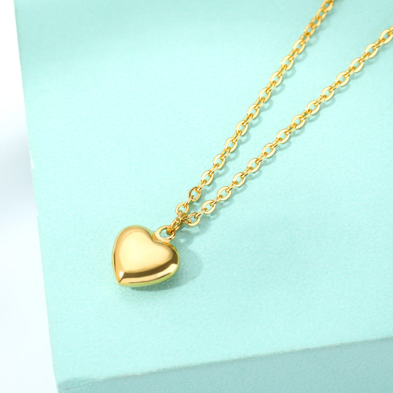 Collier simple en acier inoxydable, tendance japonaise et coréenne, assorti à tout, chaîne de clavicule