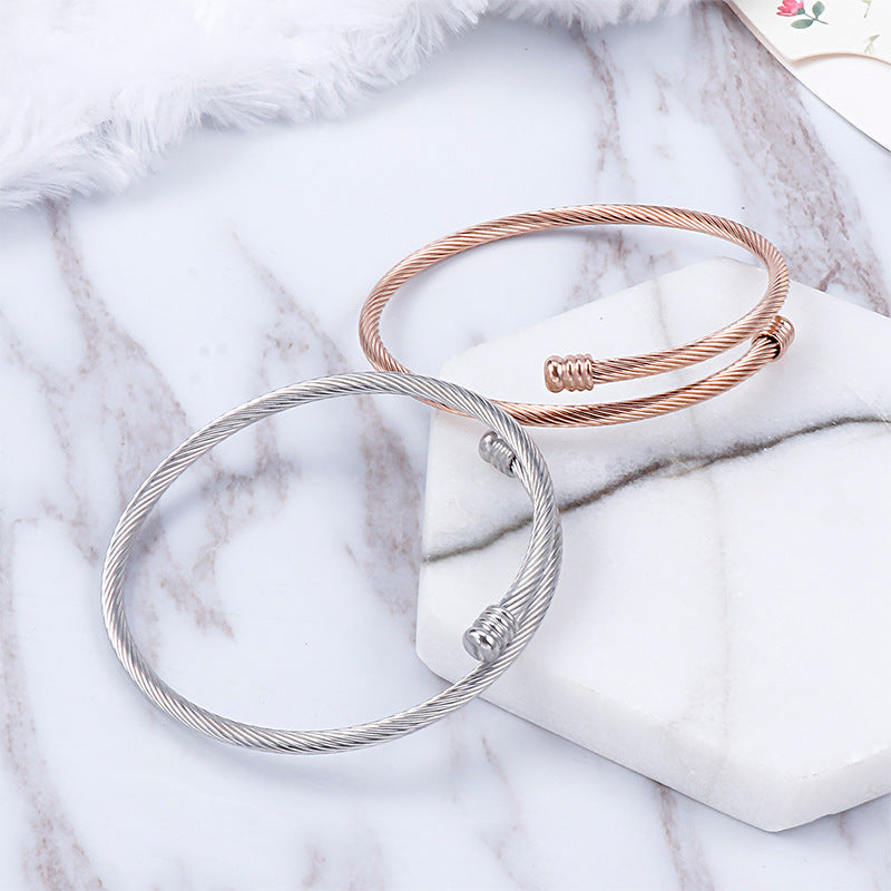 Bracelet Female Metal Titanium Steel Stainless Steel Creative
