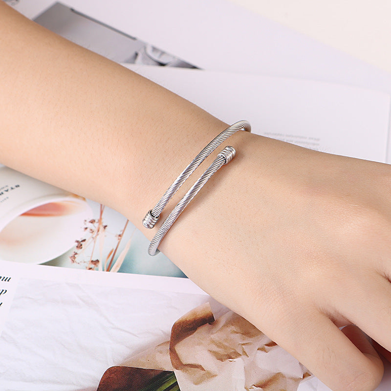 Bracelet Female Metal Titanium Steel Stainless Steel Creative