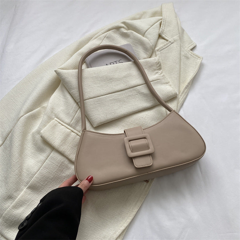 Petit sac carré à bandoulière texturé de style occidental