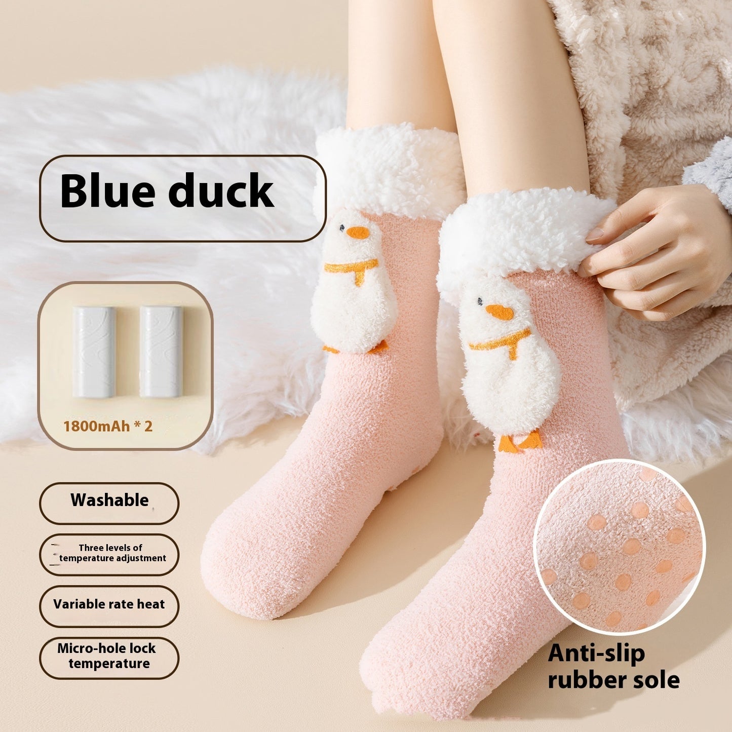 Chaussettes Yumi chauffantes électriques