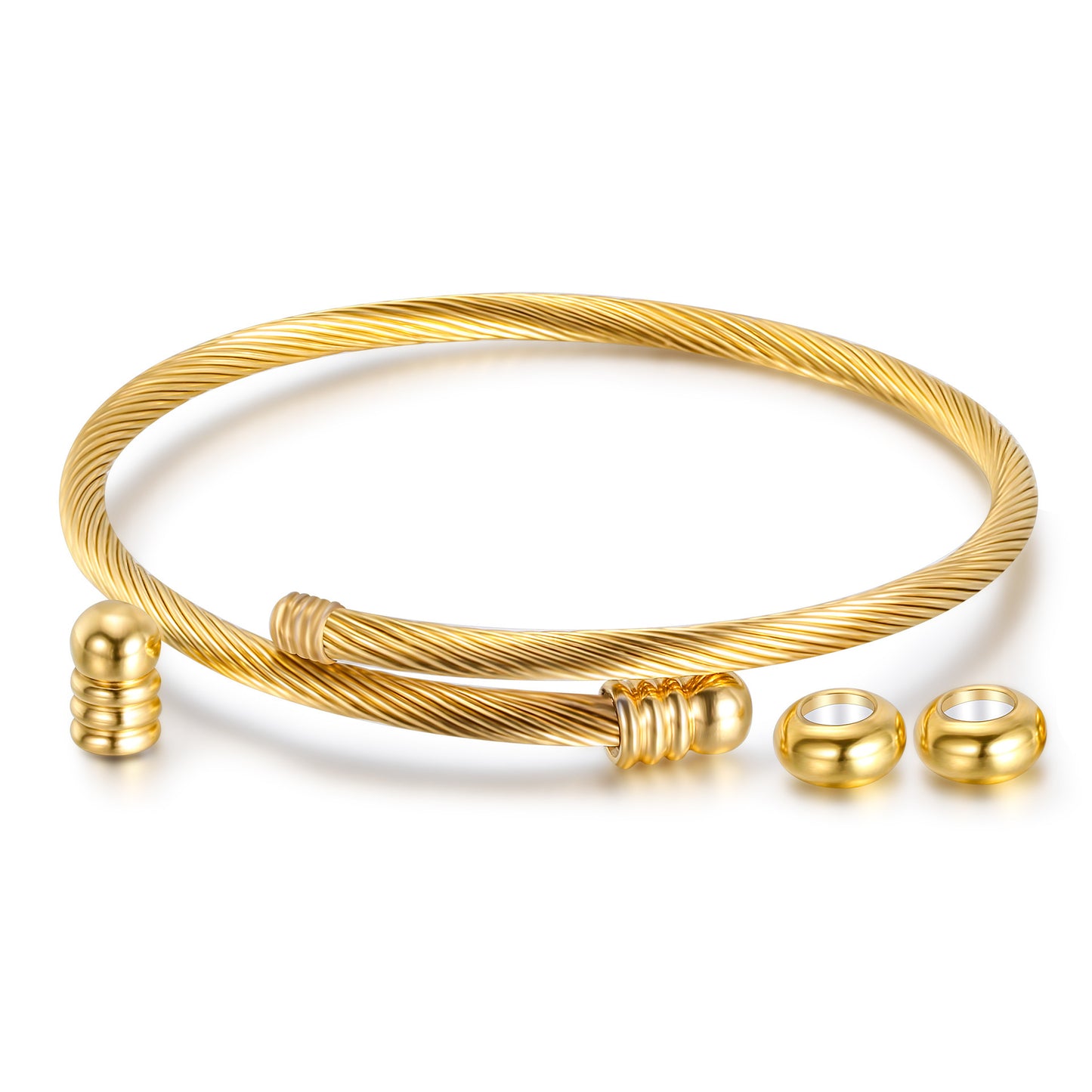Love Bracelet Cable Wire Stainless Steel Wire Braided Bracelet