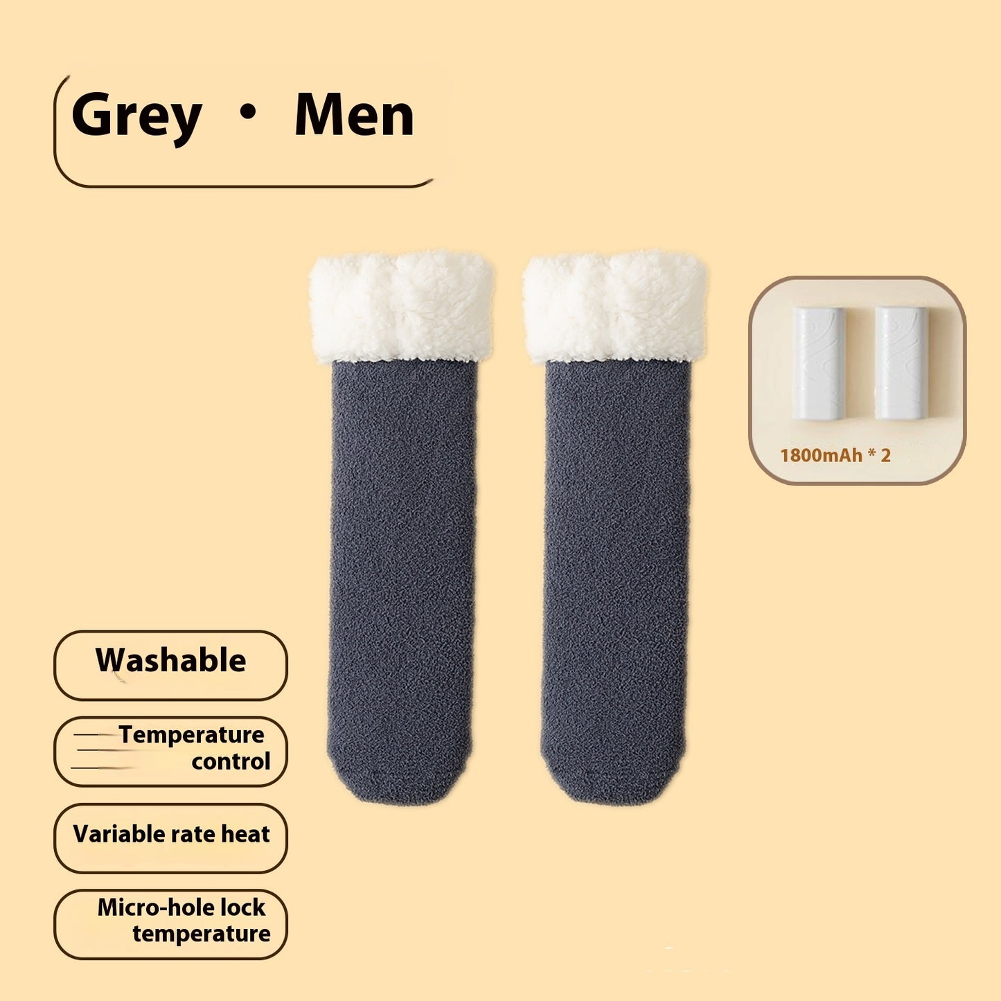 Chaussettes Yumi chauffantes électriques