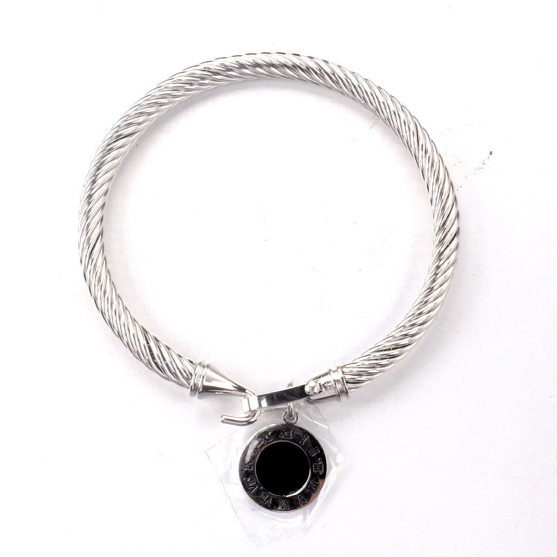 Horseshoe Buckle Stainless Steel Bracelet