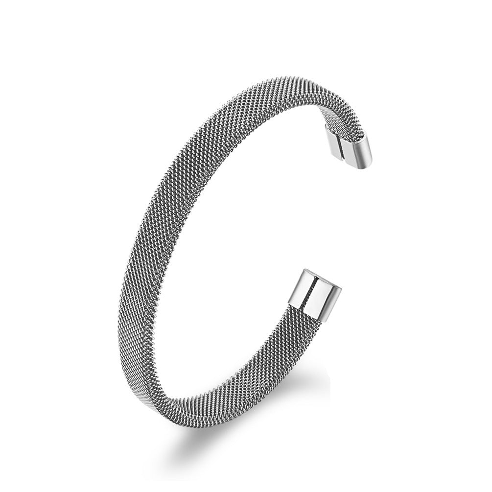 Elastic Stainless Steel Hipster Bracelet