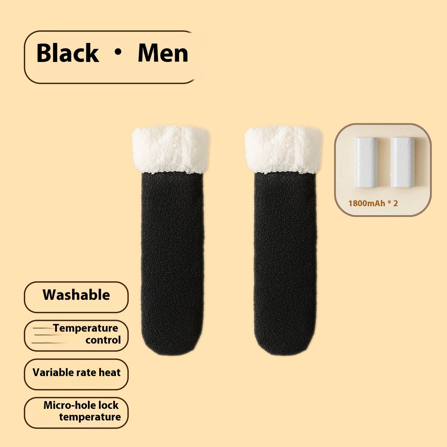 Chaussettes Yumi chauffantes électriques