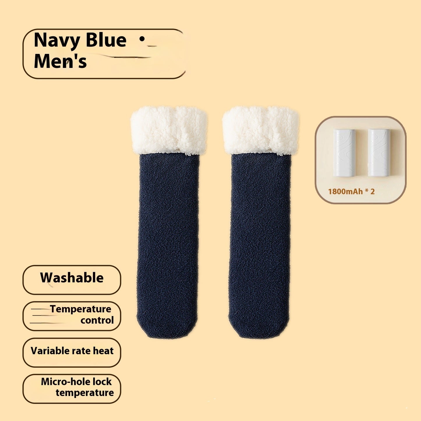 Chaussettes Yumi chauffantes électriques