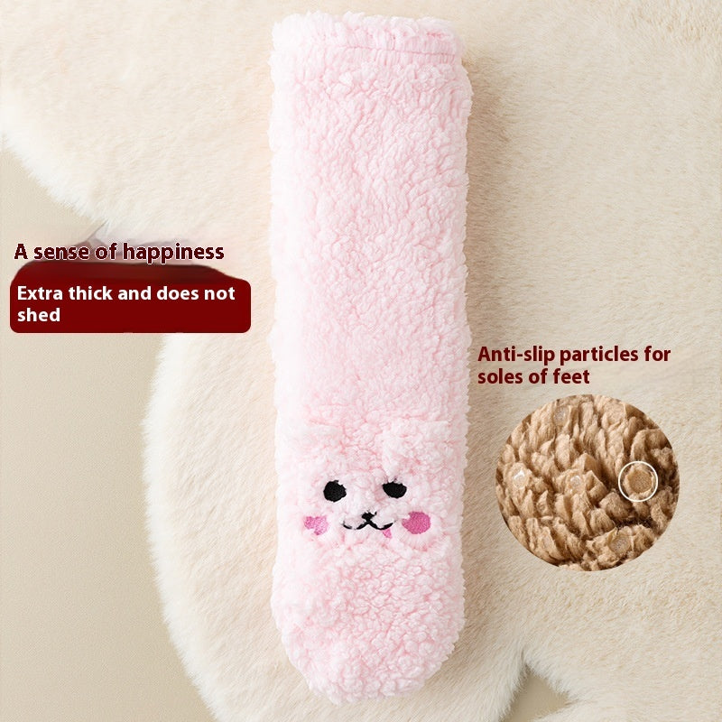 Chaussettes Niuky en velours épais