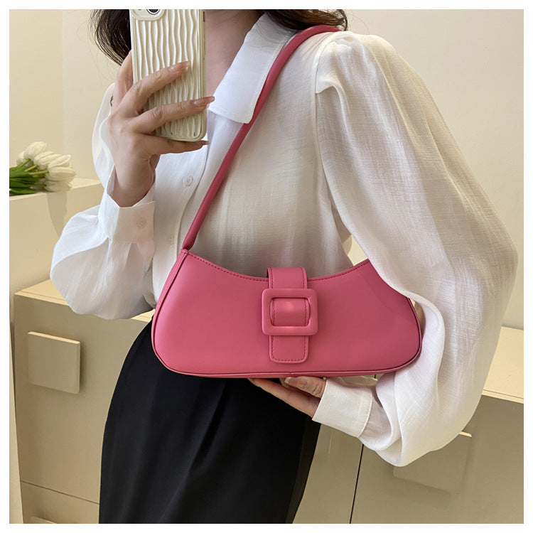 Petit sac carré à bandoulière texturé de style occidental