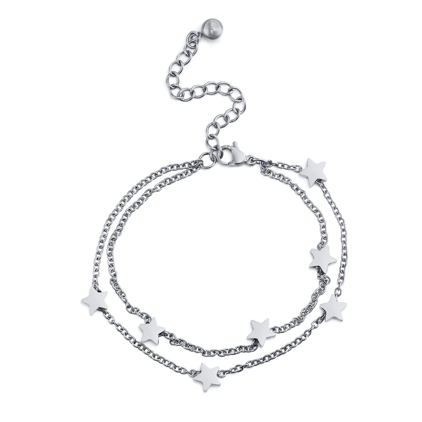 Stainless Steel XINGX Double-layer Bracelet