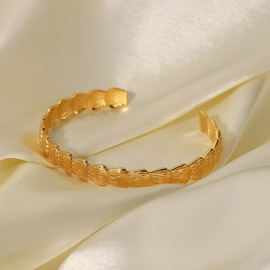 Women's Titanium Steel Bracelet Stainless Steel 18k Gold Plated