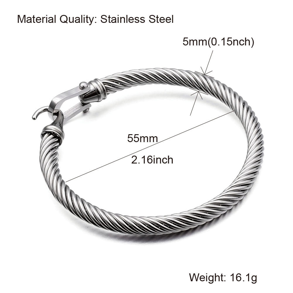 Men's stainless steel bracelet