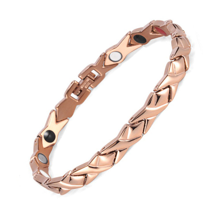 Four-in-one Element Bracelet, Stainless Steel Bracelet, Electroplating Bracelet