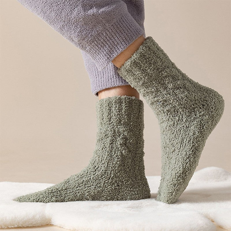 Chaussettes Snow en velours épais