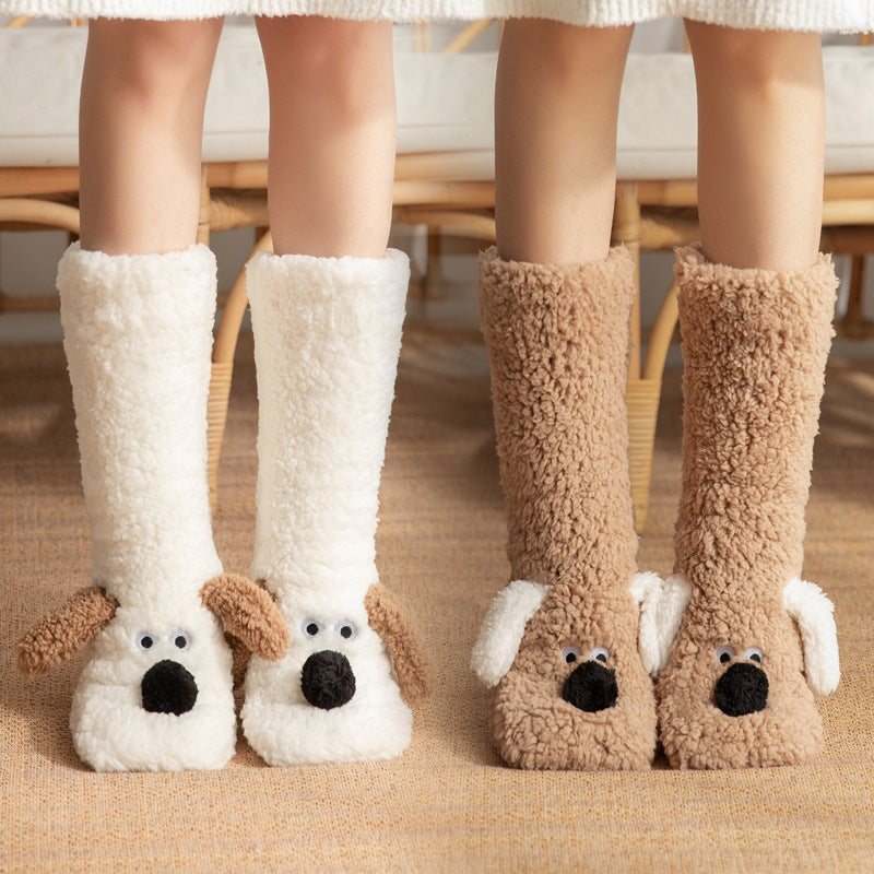 Chaussettes Snuky en peluche