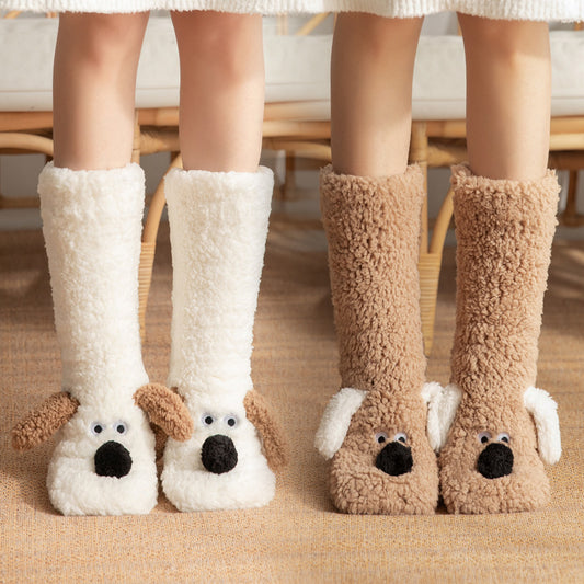 Chaussettes Snuky en peluche