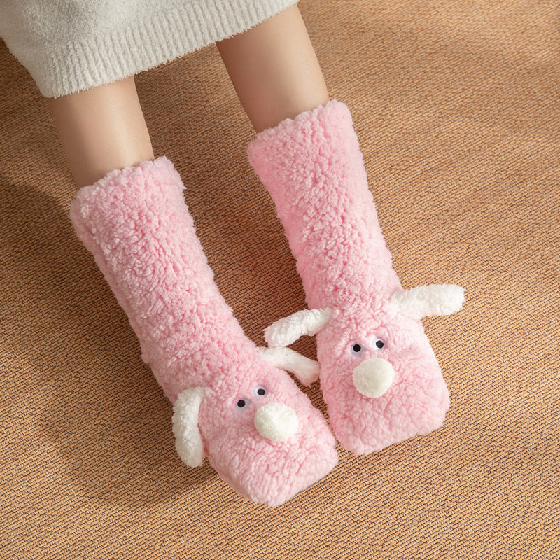 Chaussettes Snuky en peluche