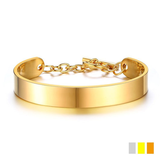 Stainless steel personality bracelet