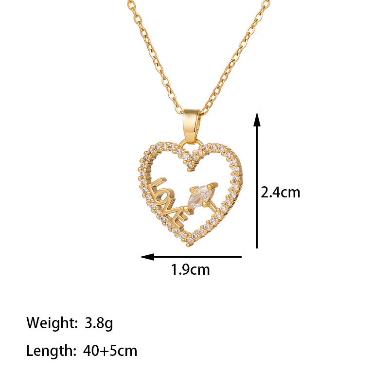 Collier en acier inoxydable pour femme, pendentif en or plaqué cuivre, chaîne de clavicule, cadeau pour mère et petite amie