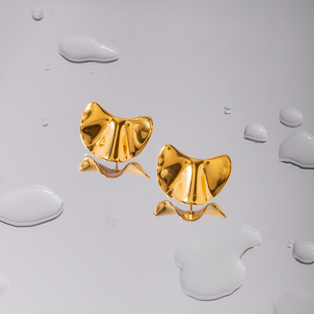 Boucles d'oreilles en acier inoxydable, titane, or