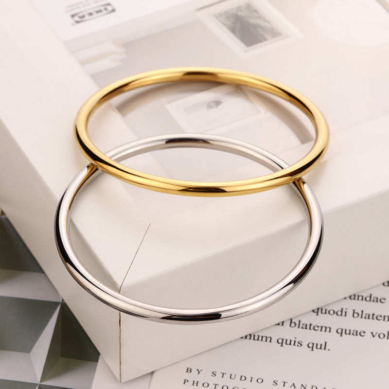 Bracelet antique tout-assorti en acier inoxydable circulaire