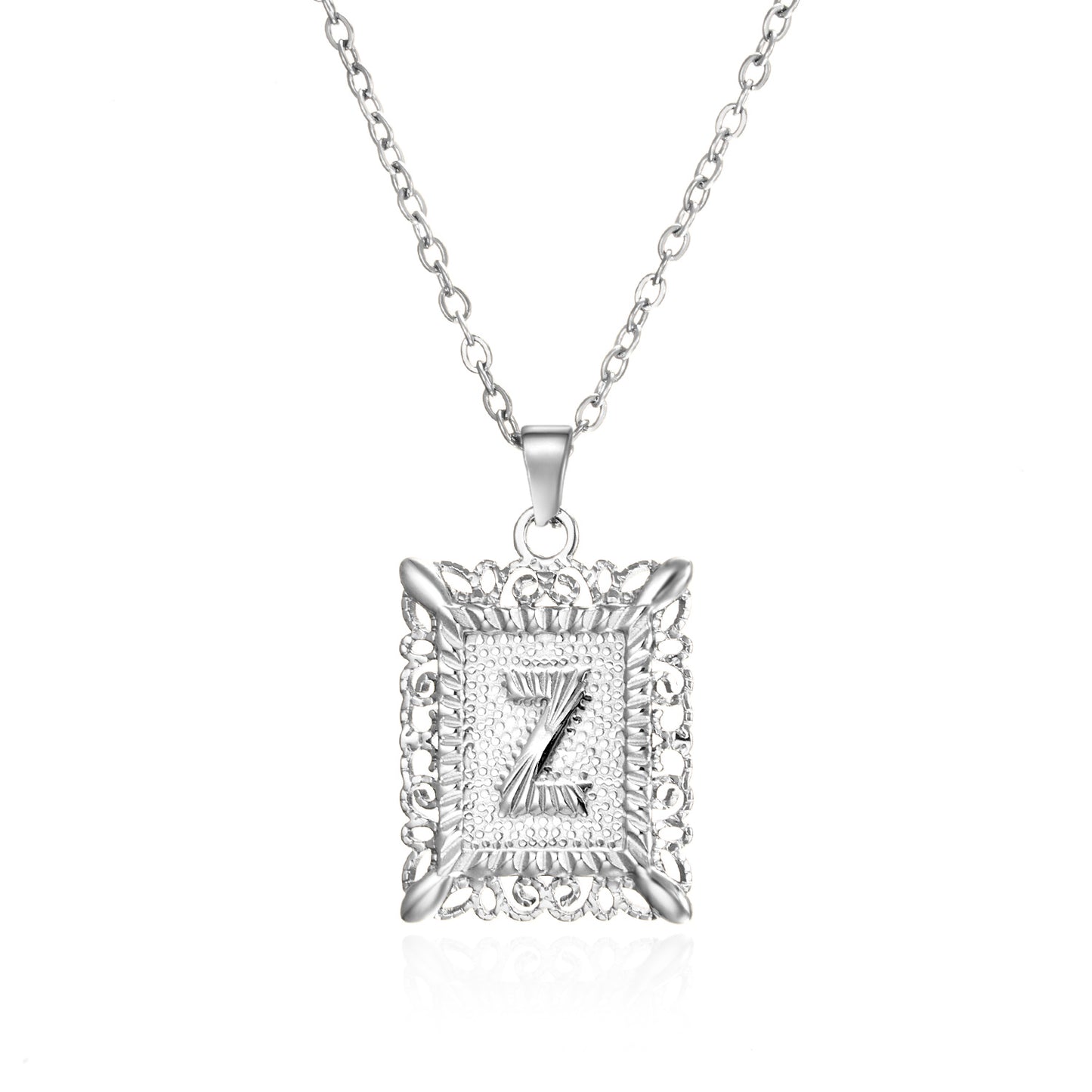 Collier ras du cou en acier inoxydable avec initiales de l'alphabet 26 pour homme et femme, couleur or, idéal pour une fête d'anniversaire ou comme cadeau.