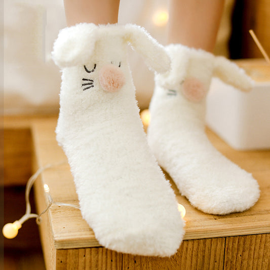 Chaussettes de sol épaisses et chaudes