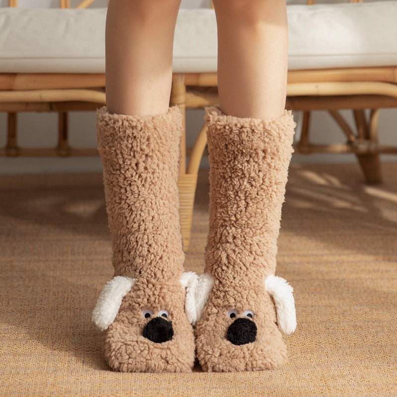 Chaussettes Snuky en peluche
