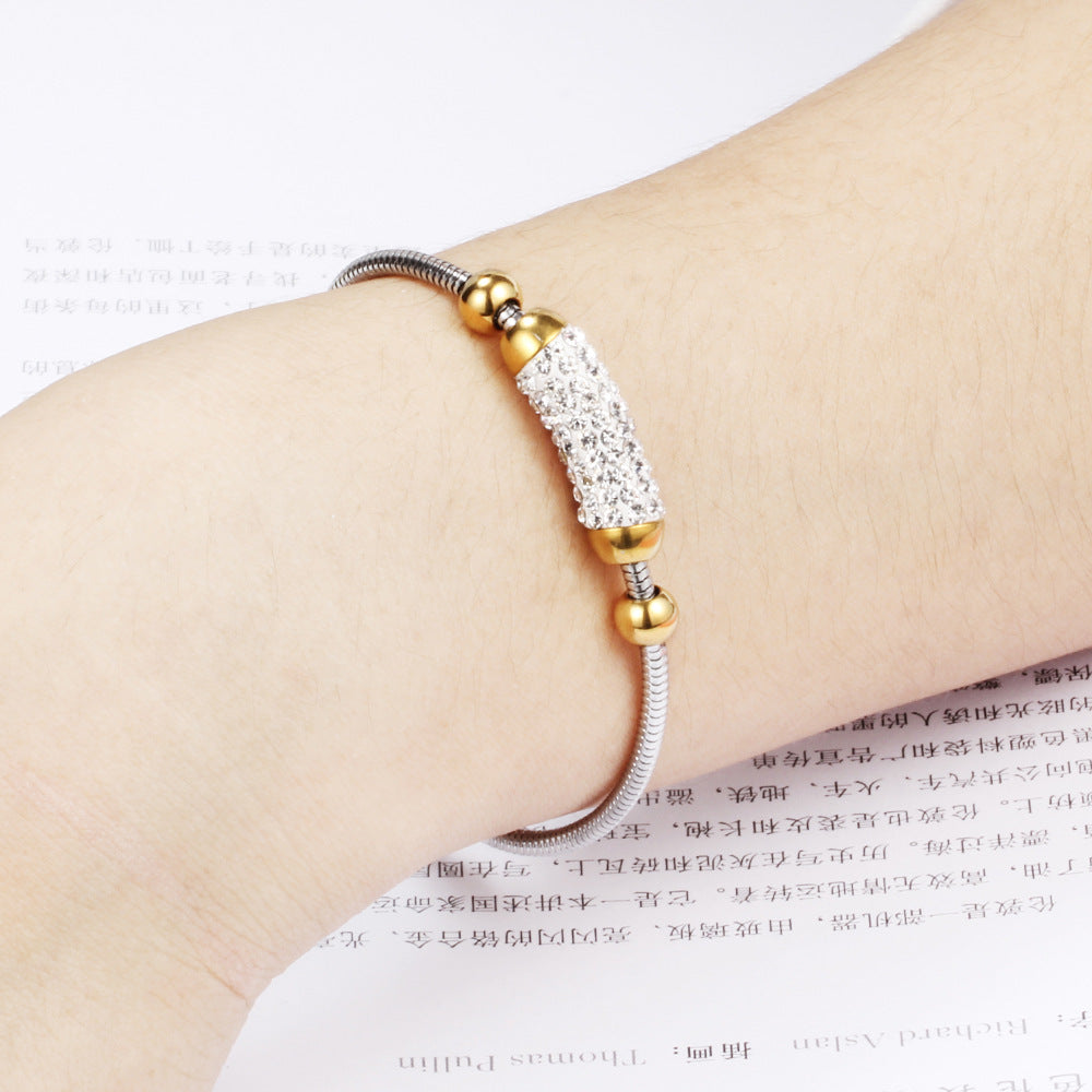 Bracelet réglable en acier inoxydable