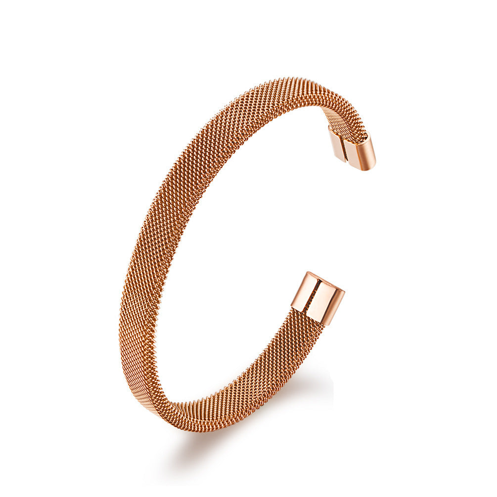 Elastic Stainless Steel Hipster Bracelet
