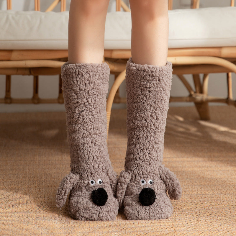 Chaussettes Snuky en peluche