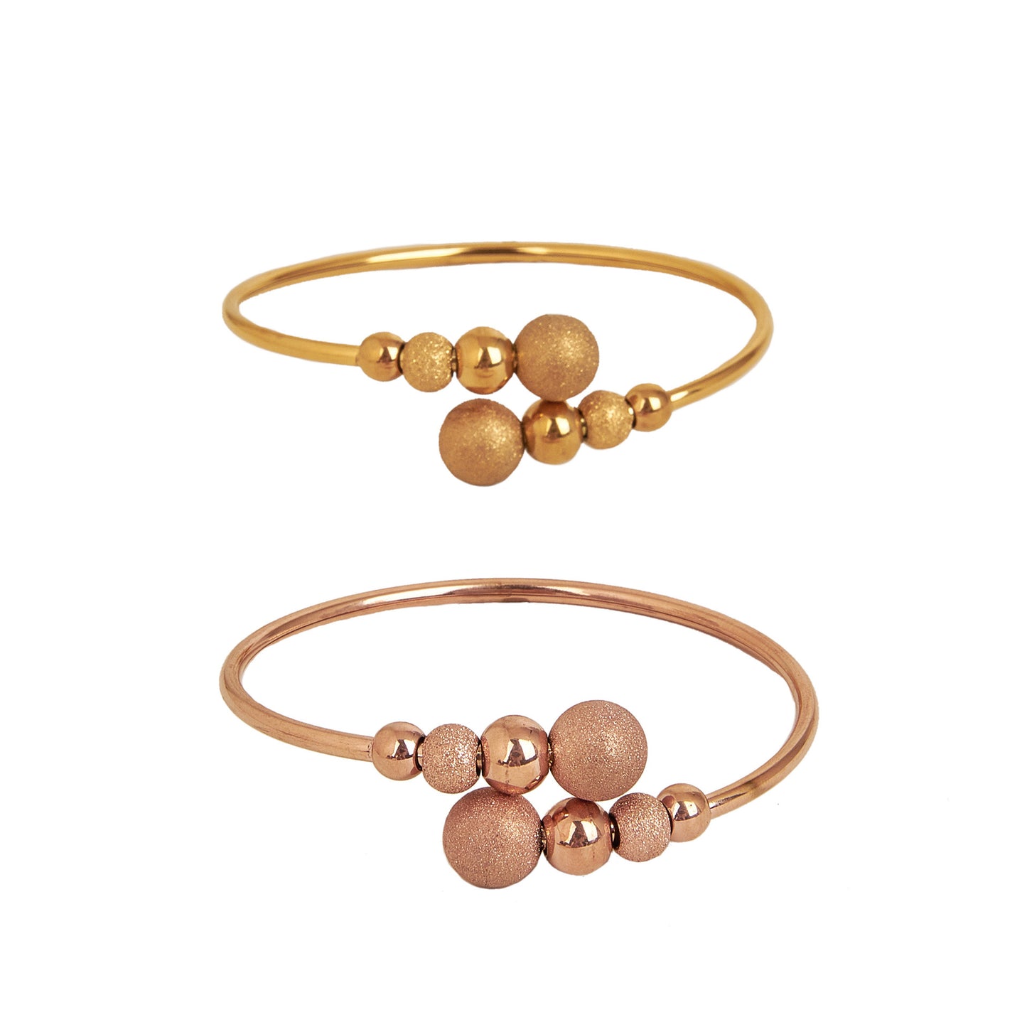 Bracelet à perles en acier inoxydable