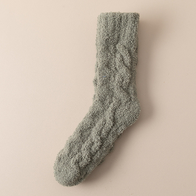 Chaussettes Snow en velours épais