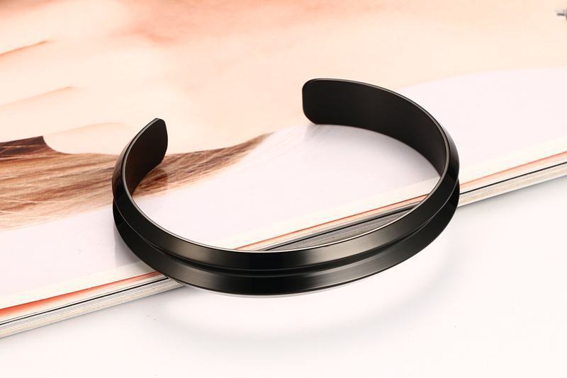 10MM Stainless Steel Fluted Bracelet