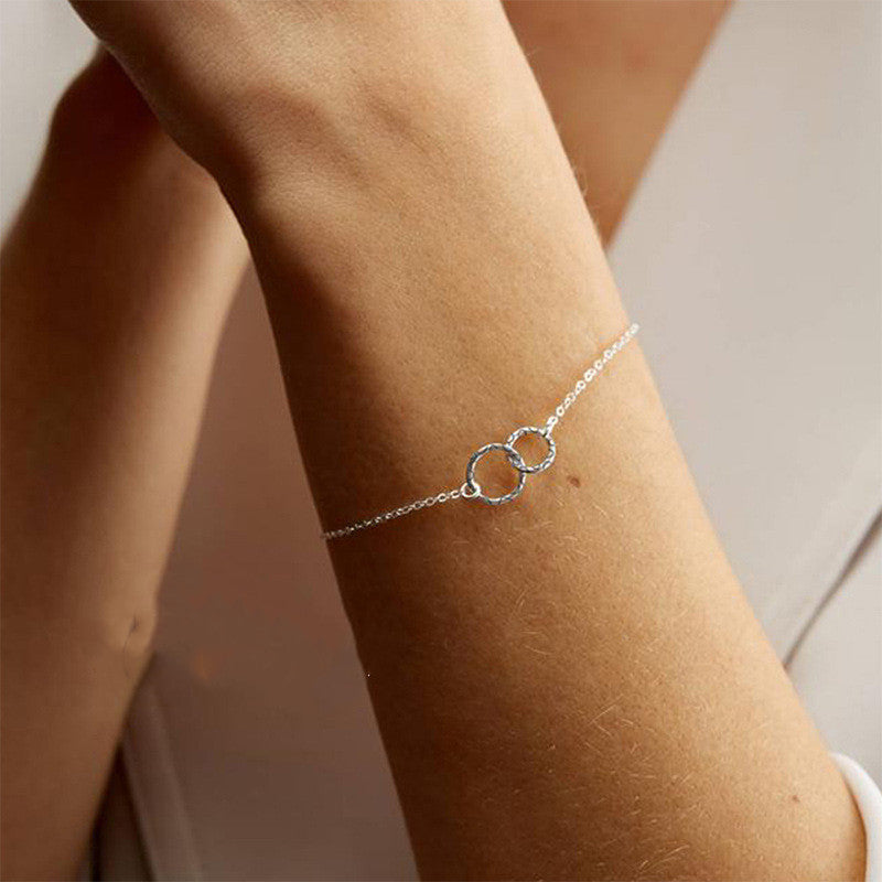Bracelet en acier inoxydable avec 8 mots