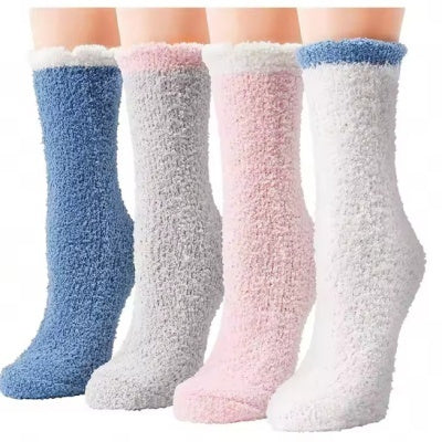 Chaussettes Mugy - épaisses en polaire corail