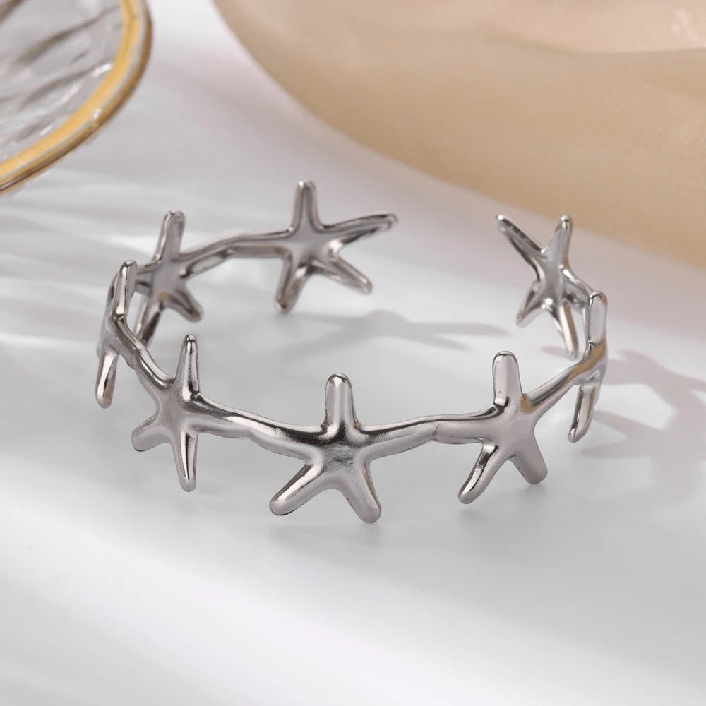 Vintage Ocean Style Stainless Steel Bracelet