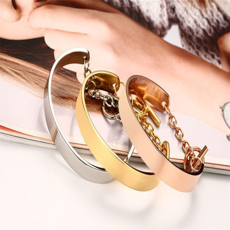 Stainless steel personality bracelet
