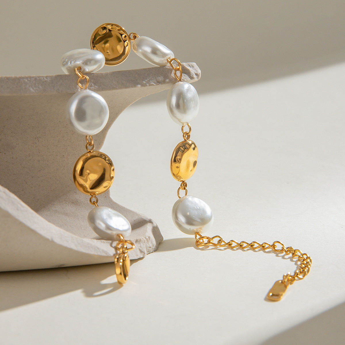 Stainless Steel Pearl Retro Personalized Bracelet