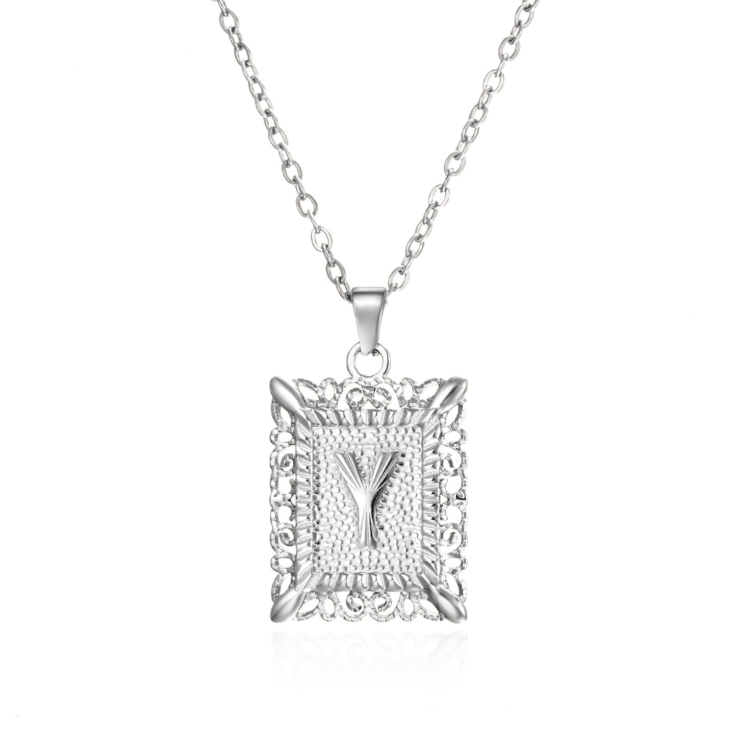 Collier ras du cou en acier inoxydable avec initiales de l'alphabet 26 pour homme et femme, couleur or, idéal pour une fête d'anniversaire ou comme cadeau.