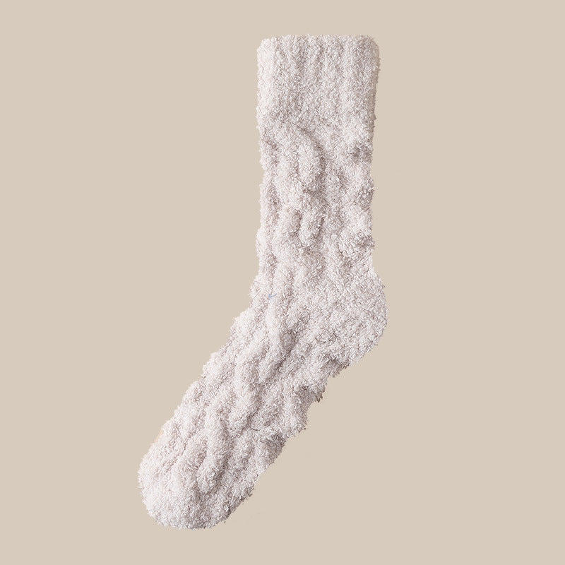 Chaussettes Snow en velours épais