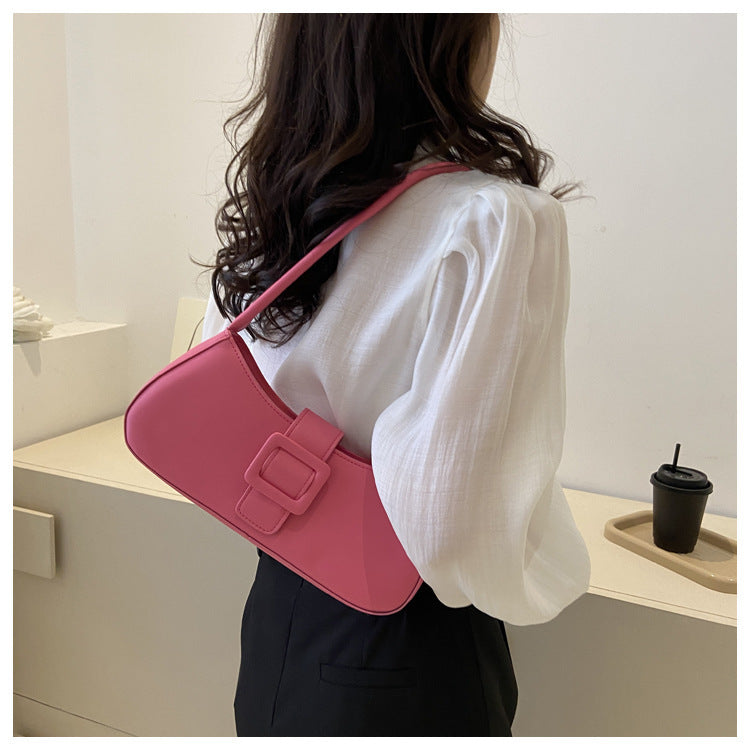 Petit sac carré à bandoulière texturé de style occidental