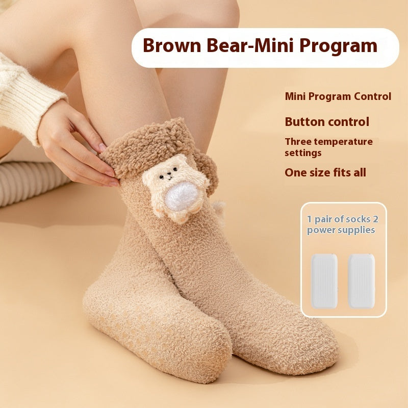 Chaussettes Groomy chauffantes électriques