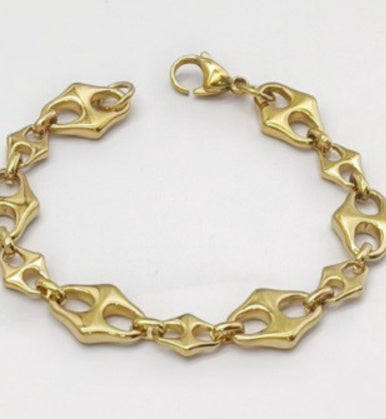 Bracelet nez de cochon en acier inoxydable