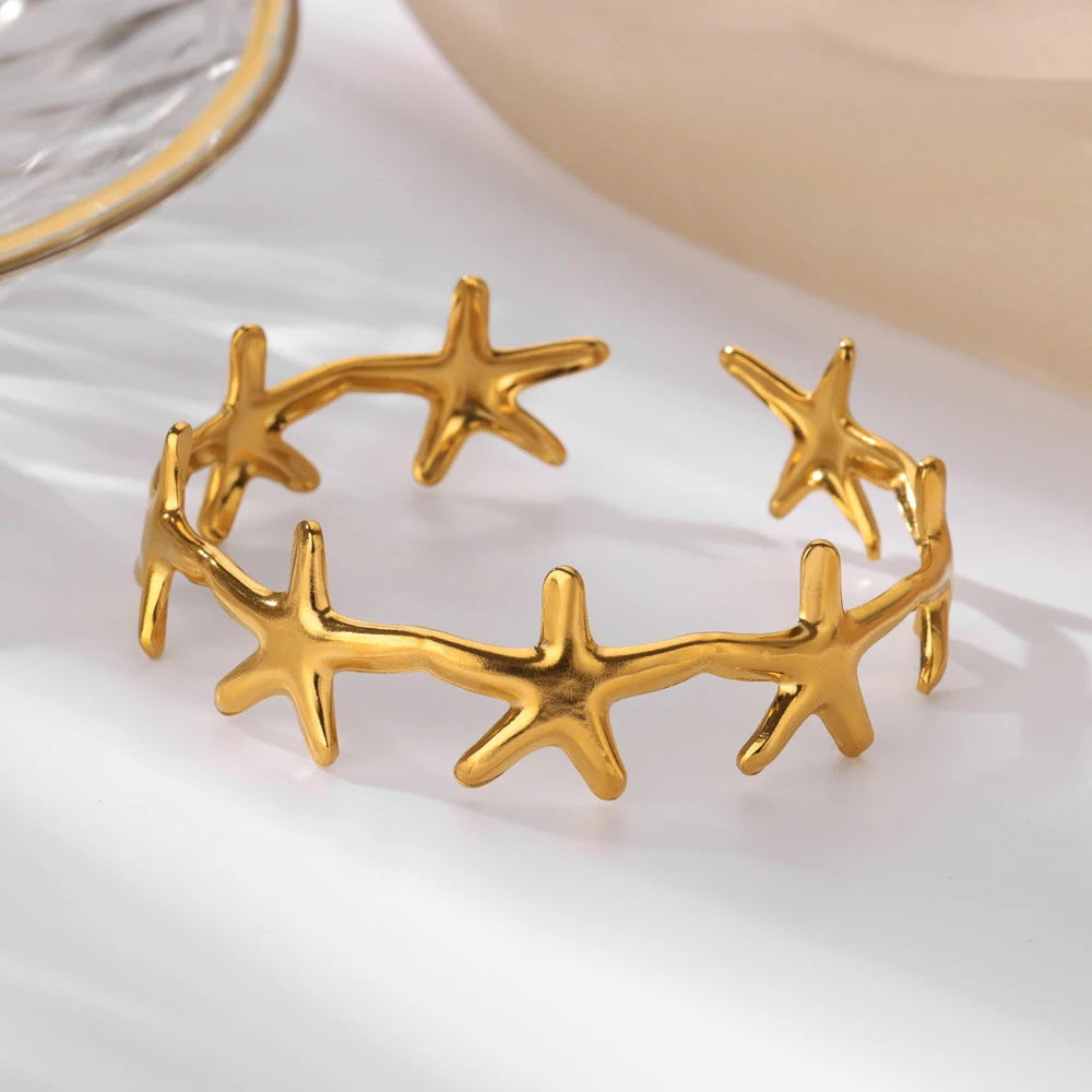 Vintage Ocean Style Stainless Steel Bracelet