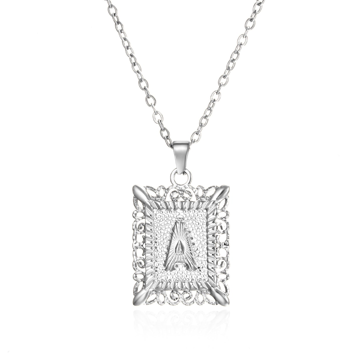 Collier ras du cou en acier inoxydable avec initiales de l'alphabet 26 pour homme et femme, couleur or, idéal pour une fête d'anniversaire ou comme cadeau.