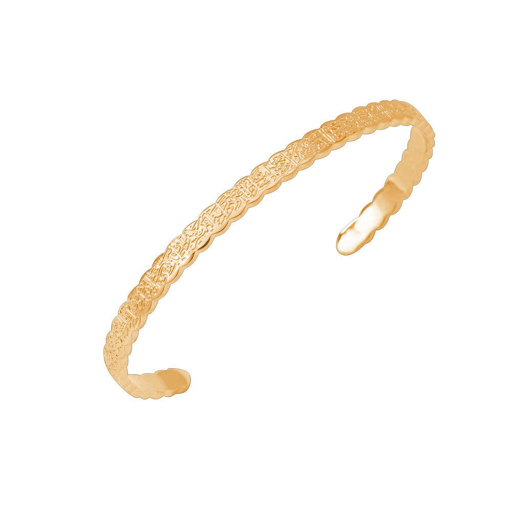 C- Shaped Stainless Steel Bracelet