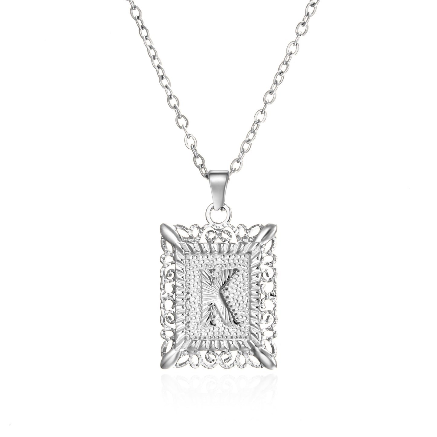 Collier ras du cou en acier inoxydable avec initiales de l'alphabet 26 pour homme et femme, couleur or, idéal pour une fête d'anniversaire ou comme cadeau.